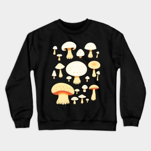 Mushroom Pattern Crewneck Sweatshirt